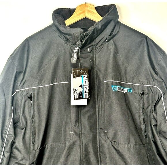Noize Mens Winter Jacket Sub Zero Series Ski Snowboard Lined Insulated Black XL - Picture 3 of 16